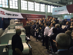  Labelexpo Europe attendees witness the Digital Series running at 74m/min (225 ft/min), performing three complete job changes in only 10 minutes.